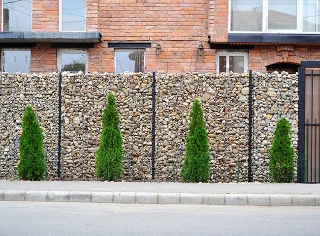 Panier soudé de gabion pour le mur résidentiel