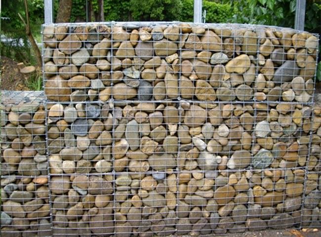 Panier soudé de gabion pour le mur de soutènement
