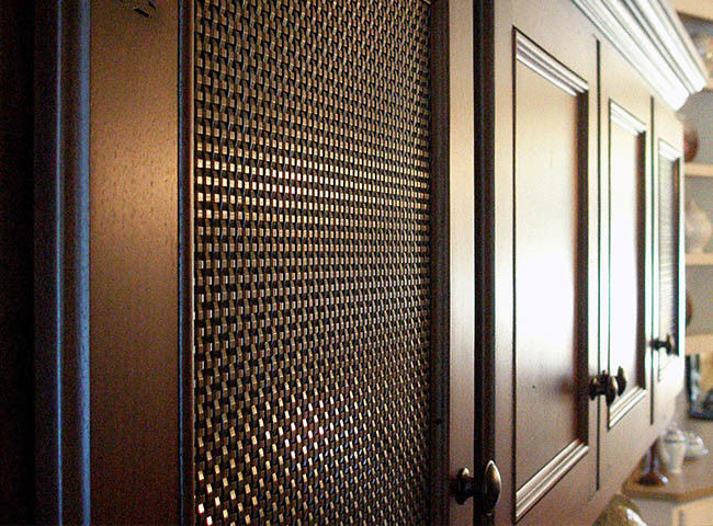 Maille rigide décorative architecturale pour la maille de décoration de porte d'armoire